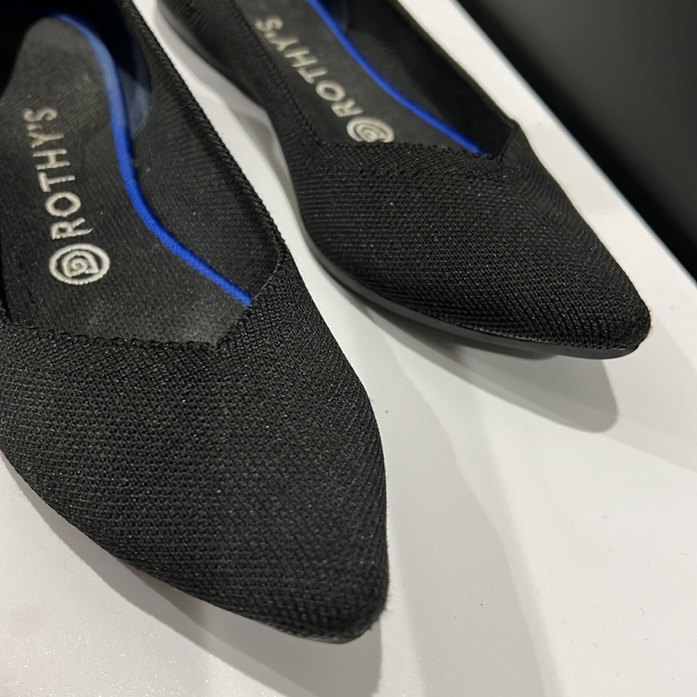 Rothy’s Black Solid The Point Flats - image 4